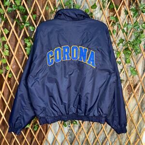 Vintage Y2K Corona extra beer embroidered patch 1990s jacket